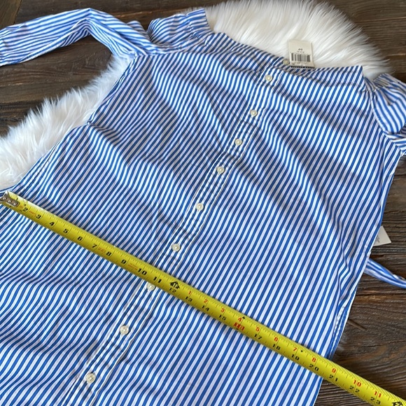 Ralph Lauren Polo striped off shoulder shirt dress NWT - Picture 11 of 11
